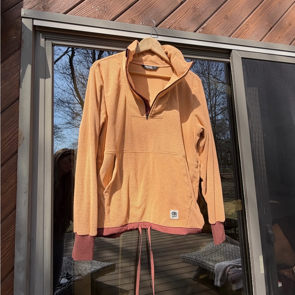 Outdoor Research trail mix waffle-grid 1/4 zip fleece - Picture 2 of 6